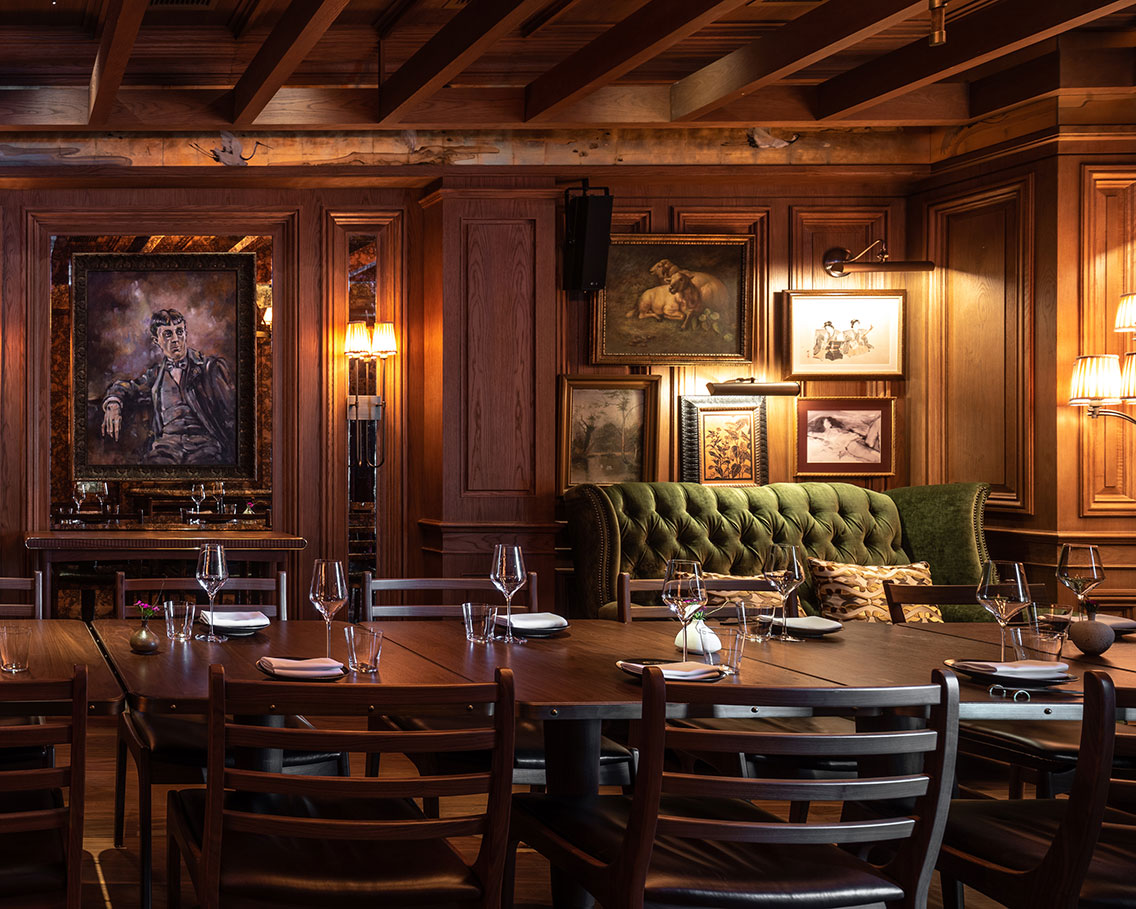 The Aubrey, Man Wah at Mandarin Oriental, Hong Kong designed by Silverfox Studios | Hotel & Resort Design