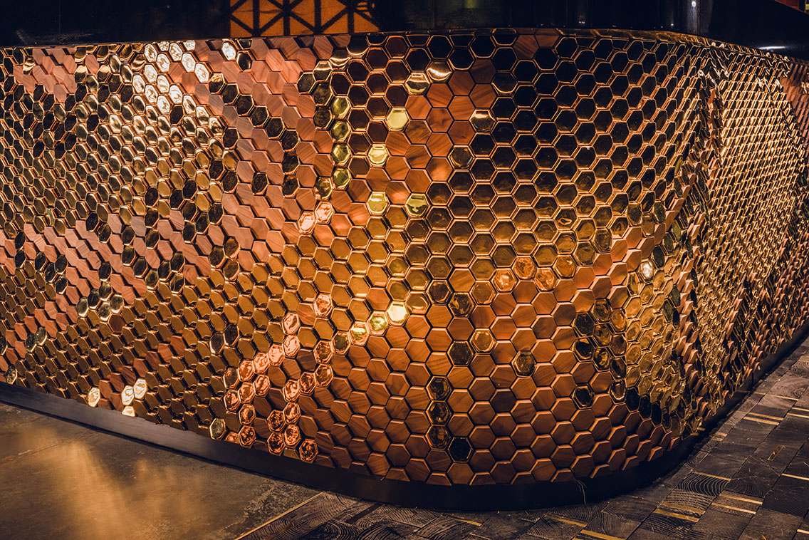 Strawfire, Mandarin Oriental Emirates Palace, Abu Dhabi designed by Silverfox Studios | Hotel & Resort Design